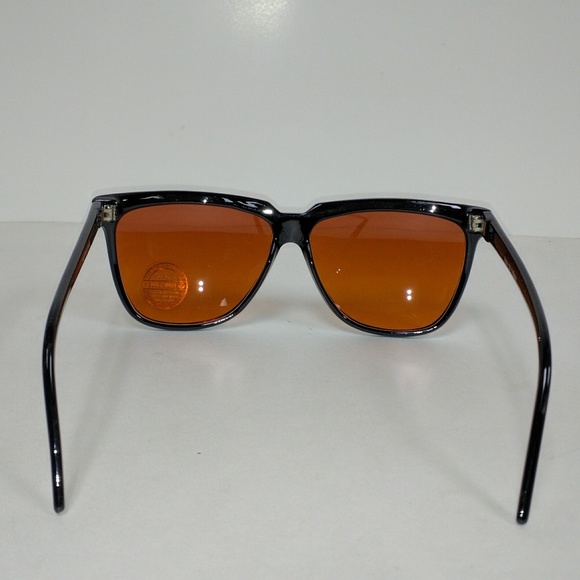 NWT True Vintage 90's Lady Fashion Designer Sunglasses (Black/White) - Picture 3 of 4